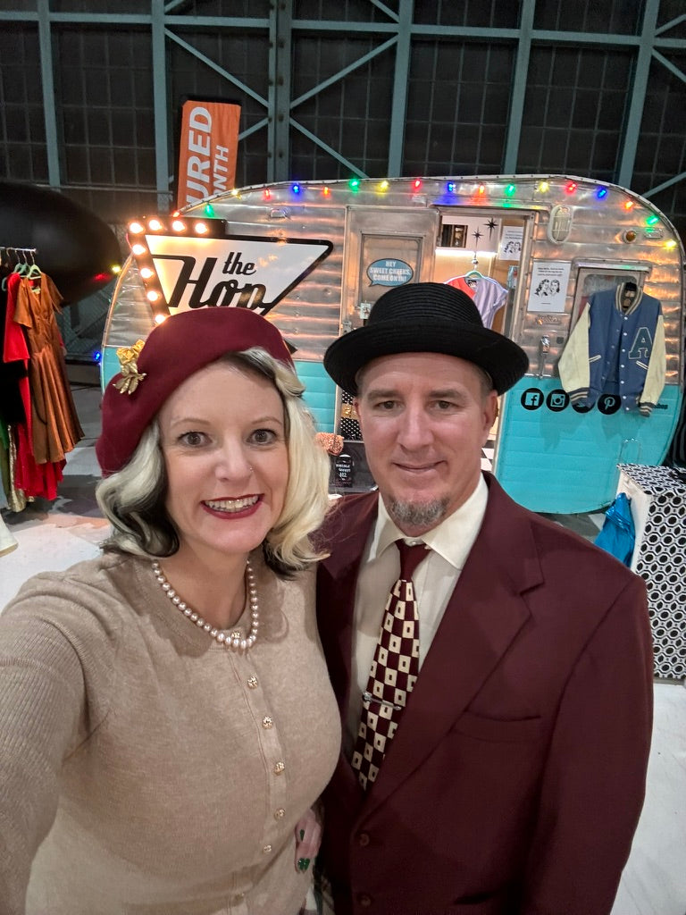 French Wool Beret in Burgundy