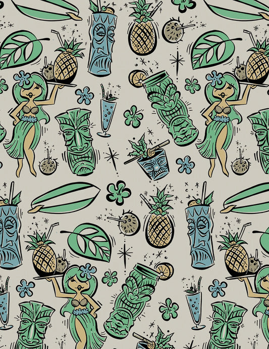 SALE Hula & Cocktails Bowler