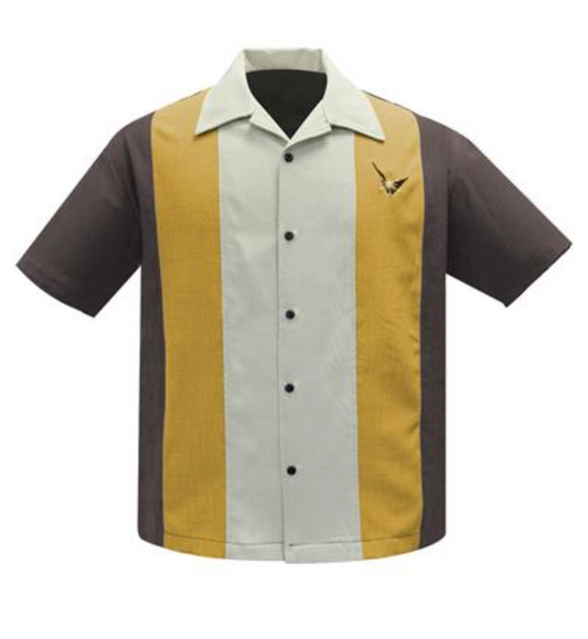 Atomic Mad Men Bowler in Mustard