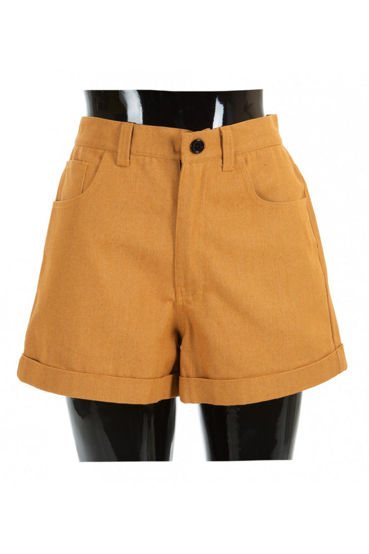 SALE Mustard High Waisted Shorts