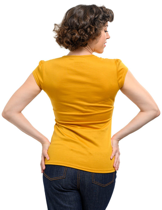 SALE Steady Yellow Mustard Top