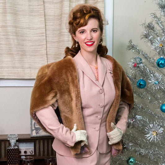 Vintage 1940's Faux Fur Stole