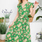 40s/50s Style Vintage Floral Print Dress