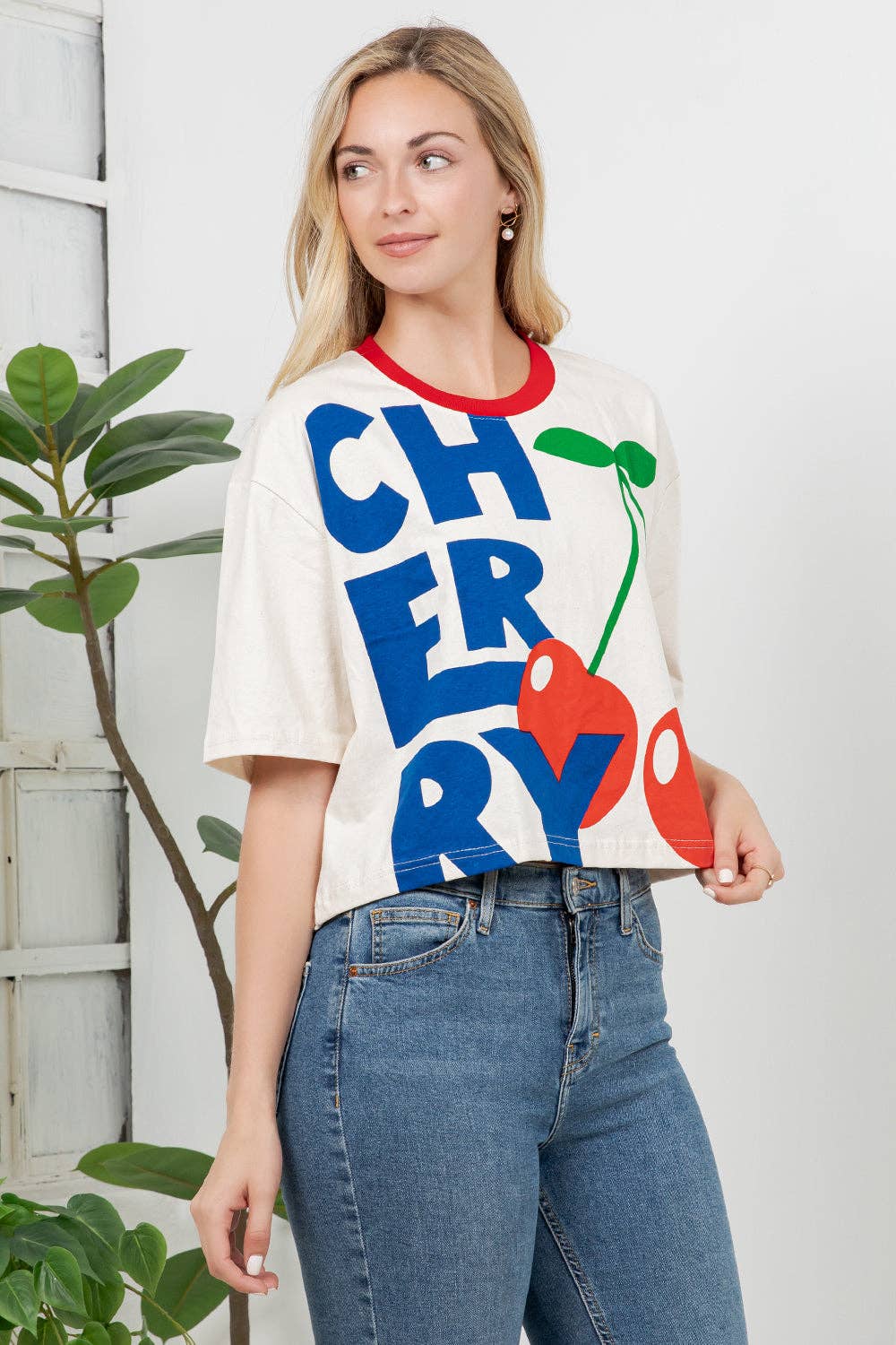 Cherry Crop Top