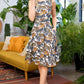 Animal Print Dress with Pockets