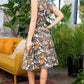 Animal Print Dress with Pockets