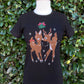 Mistletoe Kisses Fitted Tee