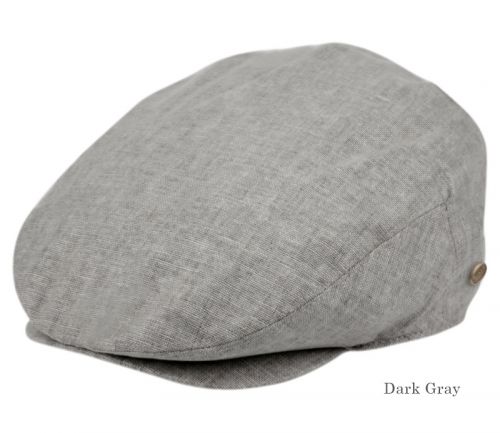 Linen Flat Ivy Cap