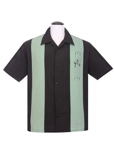 Shakedown Bowler in Black/Mint