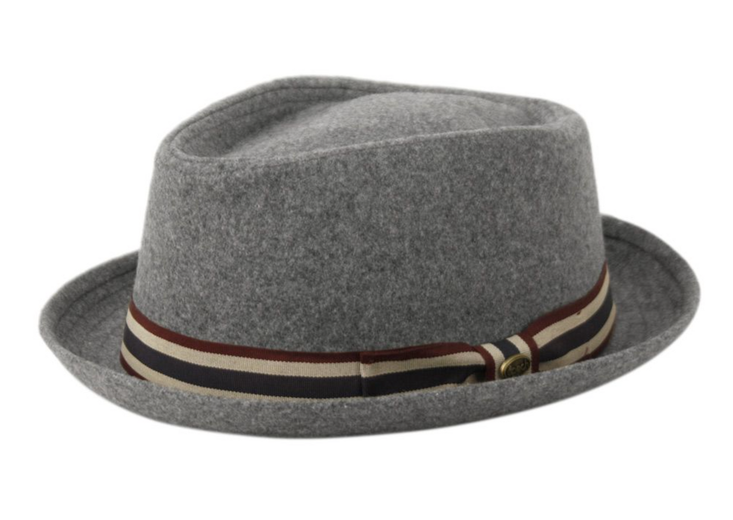 Wool Fedora in Charcoal