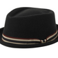 Wool Fedora in Black