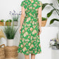 40s/50s Style Vintage Floral Print Dress