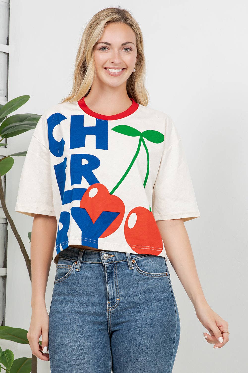 Cherry Crop Top