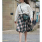 SALE Plaid Swing Skirt