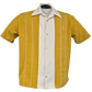 The Harper Bowler in Mustard/Cream