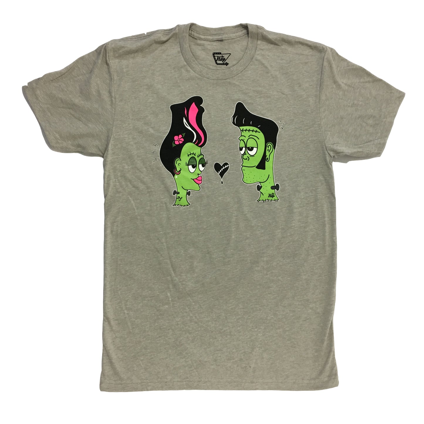 Franken Couple T-Shirt in Putty