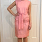 Vintage 1960's Pink Silk Shift Dress