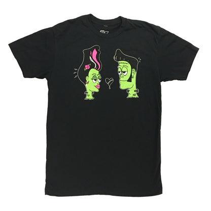Franken Couple T-Shirt in Black
