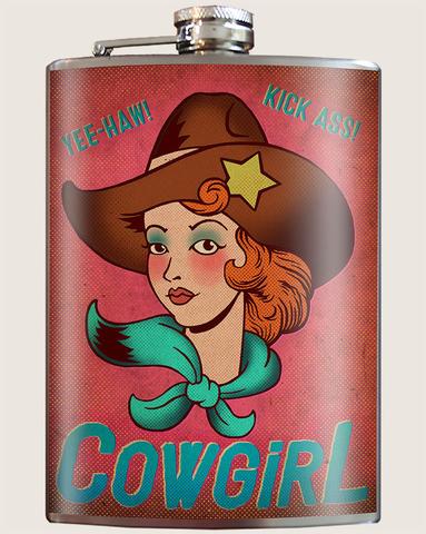 Cowgirl Flask